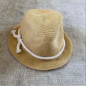 Free with purchase- OshKosh B'gosh Tan Straw fedora Hat